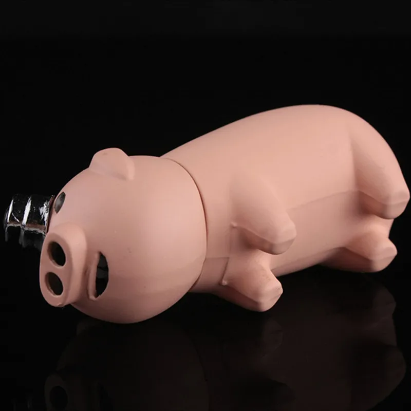 Новинка креативная Бутановая Зажигалка веселая игрушка портативная двойная в