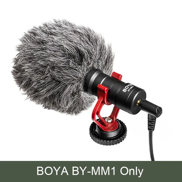 Черный DJI Osmo Mobile 2 Mic BOYA BY-MM1 беспроводной микрофон камера видео микрофон для iPhone X Zhiyun Smooth 4 PK Rode VideoMicro - Цвет: Черный