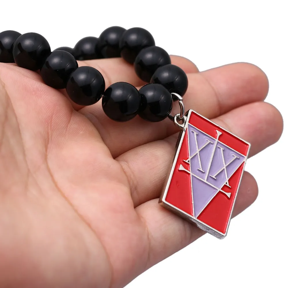 Браслет из искусственных камней Hunter x с бусинами 10 мм|bracelet anime|bead braceletstone bead bracelet |