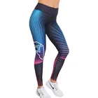 Новые модные 3D Леггинсы для фитнеса с рисунком градиентные цветные полосы Бодибилдинг женские Леггинсы Спортивная одежда женские штаны для тренировок