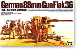 Немецкий набор пластиковых моделей для североафриканской акции RealTS Tamiya 35283 135 88 мм Flak36