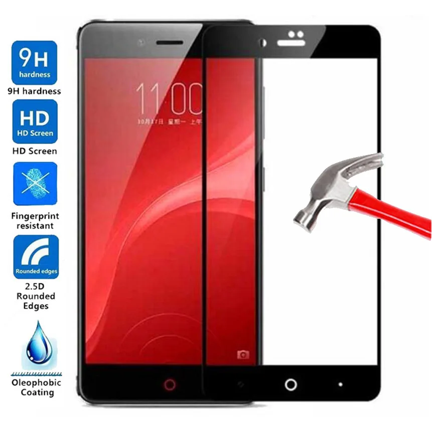 Закаленное стекло для ZTE nubia Z11 Mini защита экрана полное покрытие Противоударная