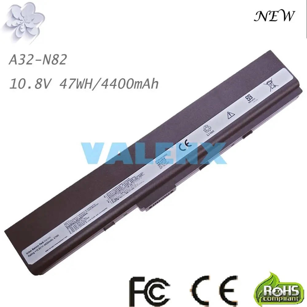 

A32-N82 A42-N82 Аккумулятор для ноутбука Asus A40DE A40DY A40JA A40JR N82 N82EI N82JQ N82JV