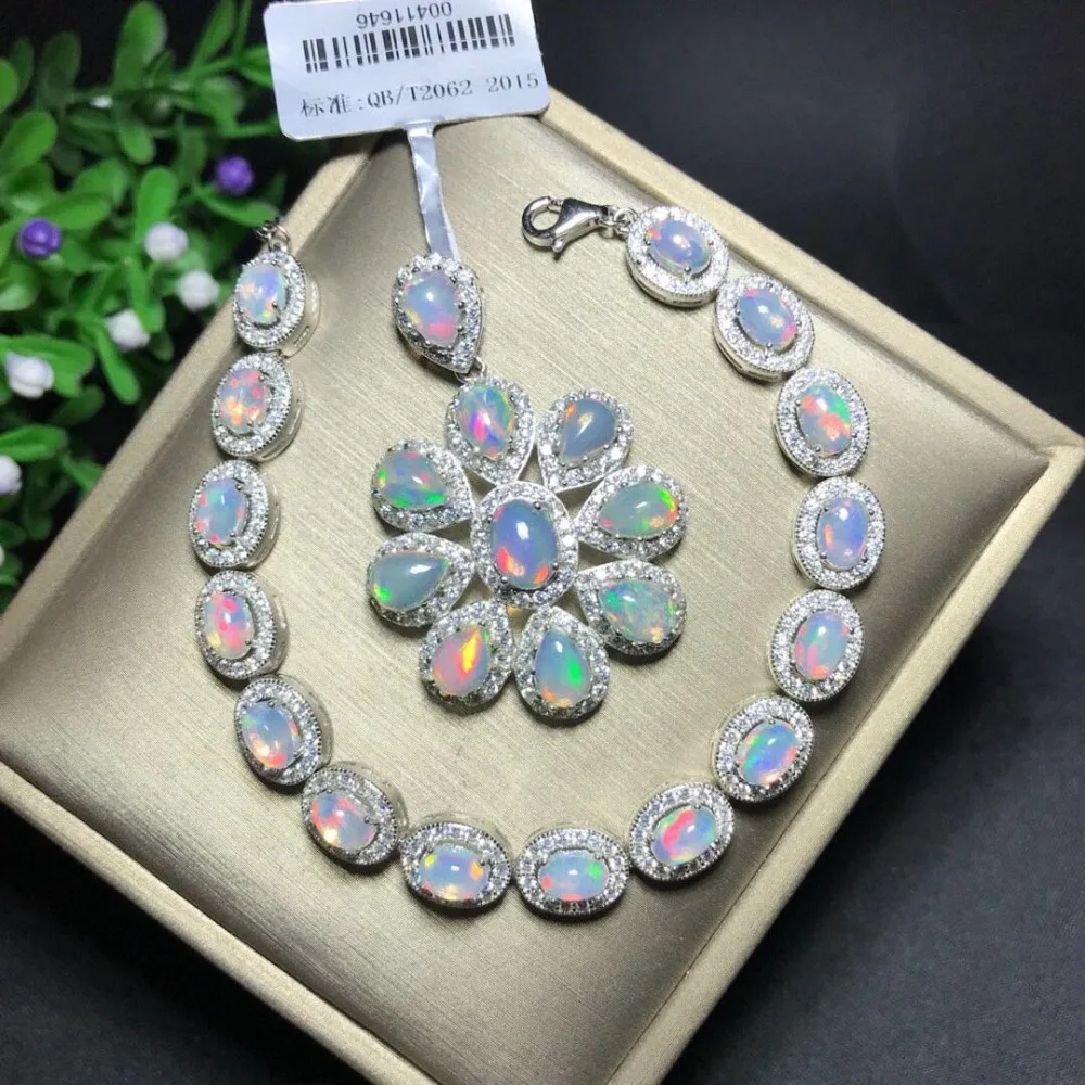 100% натуральный кабошон с опалом кулон + браслет|bracelet bracelet|bracelet pendantpendant bracelet |