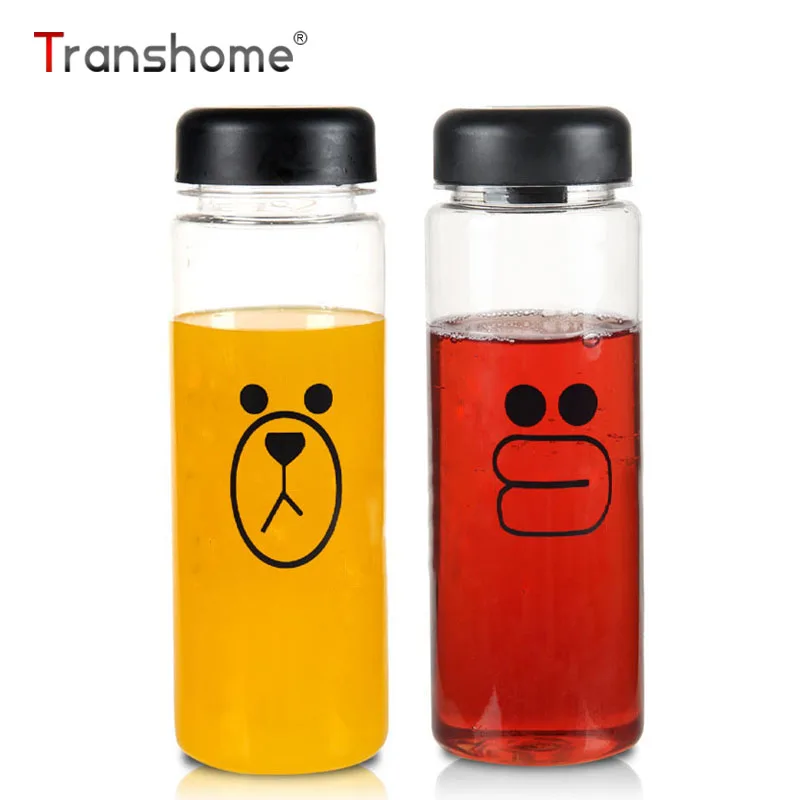 Шейкер для воды Transhome 500 мл Infuser спорта путешествий велосипедов BPA бесплатно