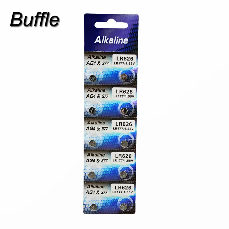 10x Buffle AG4 кнопочные батарейки 1,55 в LR626 LR66 377 SR626SW 177, игрушки для мобильных часов, дистанционная камера