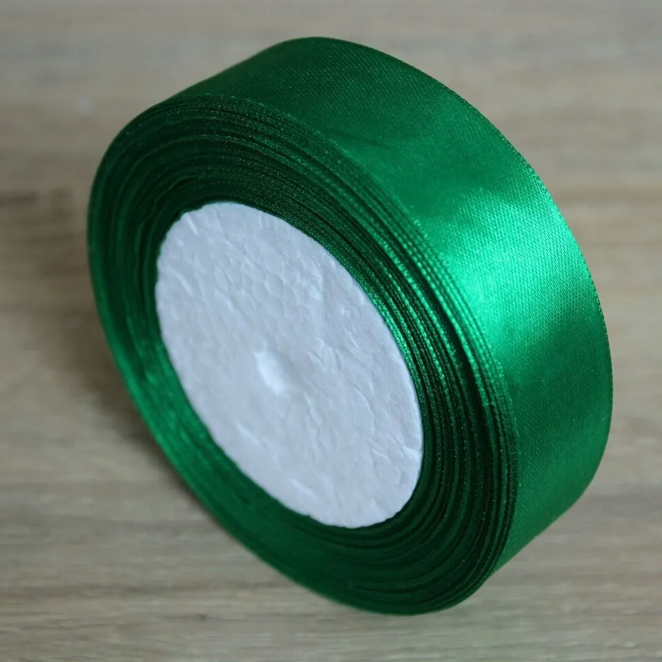 25 мм широкая сатиновая лента 25 ярдов/посылка DIY ручной работы, Подарочная посылка, украшение на Рождество, свадьбу, Бант 2,5 - Цвет: 32