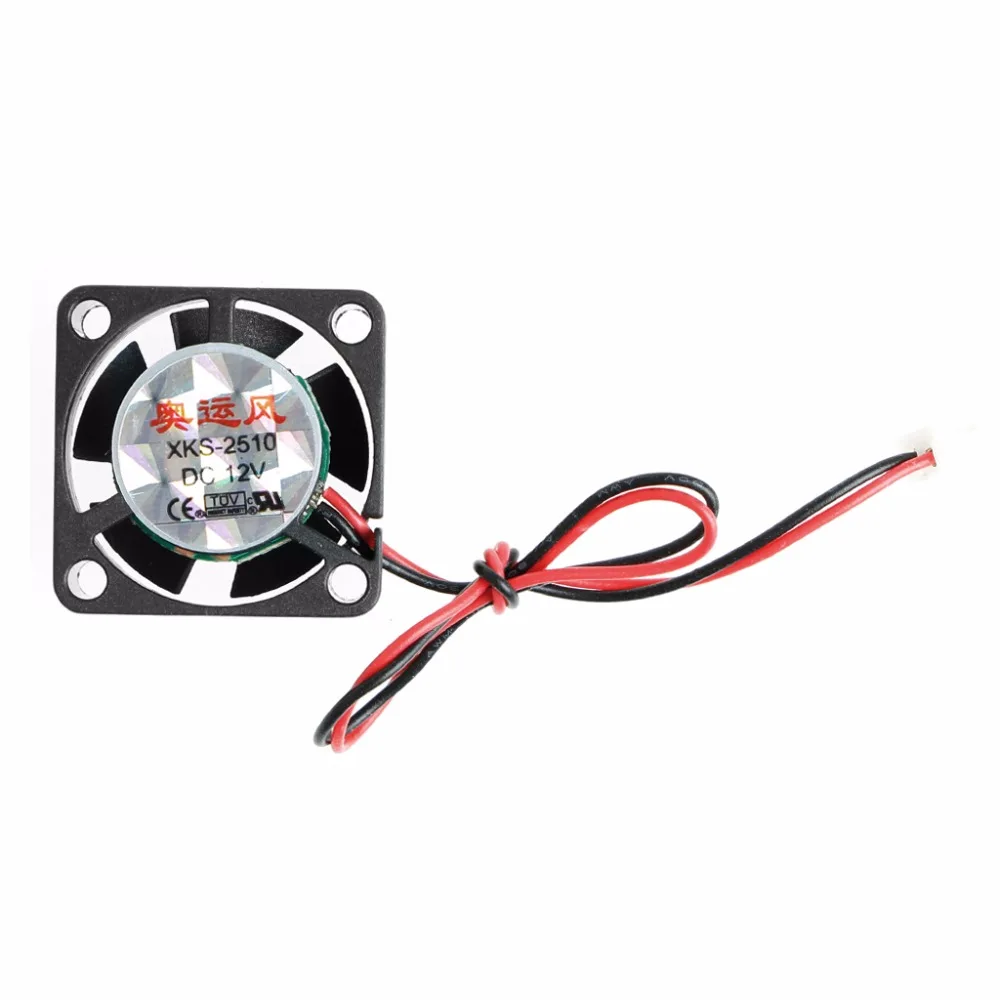 2018 25x25x10 мм DC 12 В 0.12A 2-Pin PC компьютер Процессор Системы Бесщеточный охлаждения