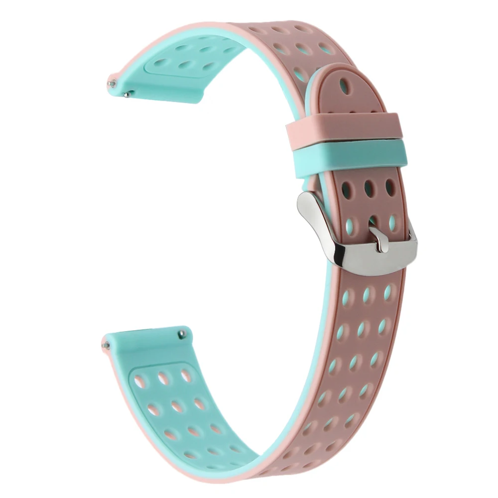 

20mm Rubber Silicon Watchband for Samsung Gear S2 Classic (SM-R732/R735) Moto 360 2 42mm Men Quick Release Bracelet Strap Belt