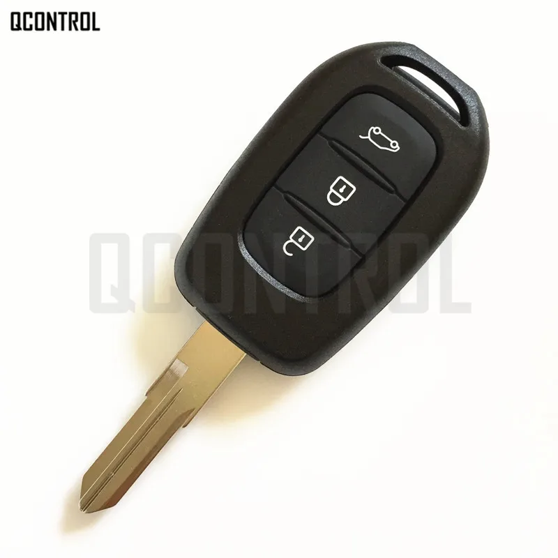 QCONTROL Автомобильный Дистанционный ключ с чипом PCF7961M HITAG AES подходит для Renault Sandero Dacia Logan Lodgy Dokker Duster 433 МГц