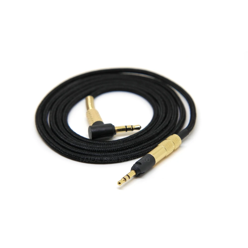 FAAEAL 1 2 м Обновление кабель для Sennheiser HD598 HD558 HD518 кабели наушников провода Hifi 3 5 мм до