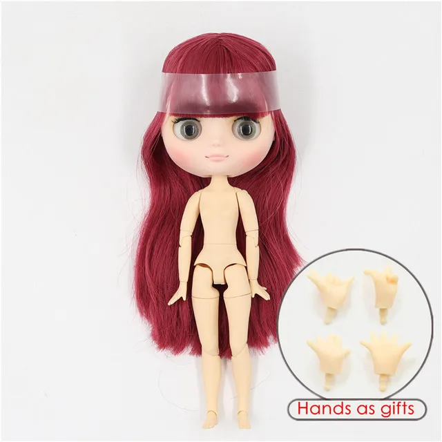 Фабрика blyth middie кукла 1/8 bjd 20 см матовое лицо шарнирное тело милая игрушка подарок для девочки - Цвет: matte face X