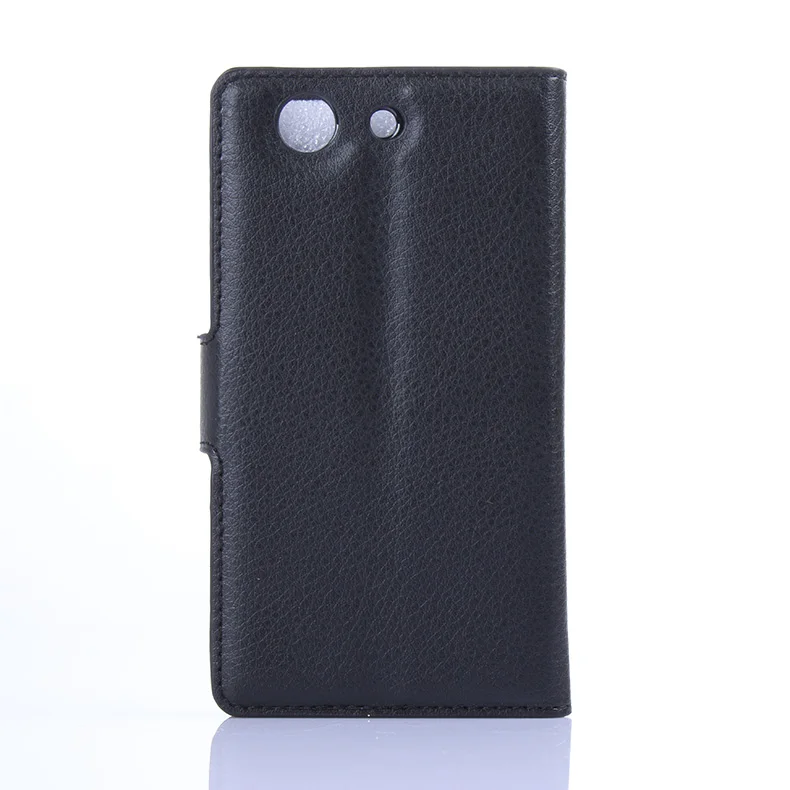 Мода Книга Стиль PU Кожаный Чехол Flip Case Для Sony XPERIA Z4 Мин/Z4 Compacti С Mastercard Держатель И