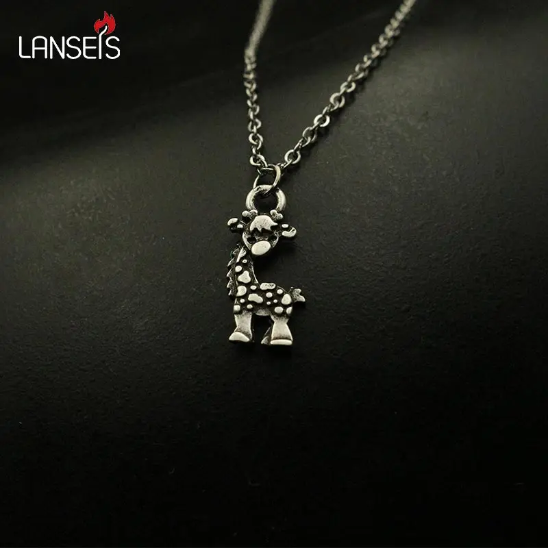 Lanseis 1 шт. Милая подвеска с фигуркой животного женский кавайный кулон в форме