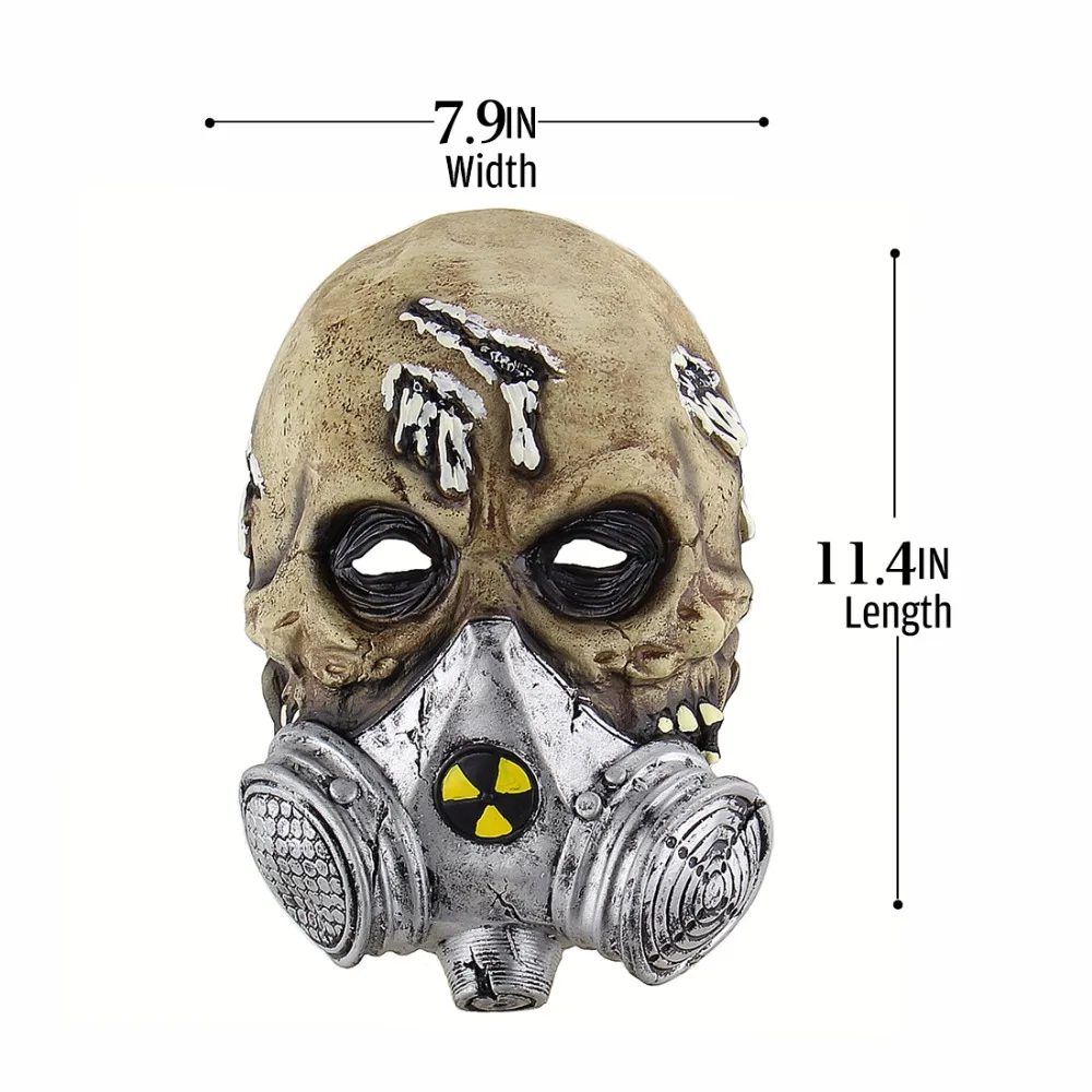 Biochemical crisis Death Skull Маска для лица Защитное снаряжение игровая маска страшный