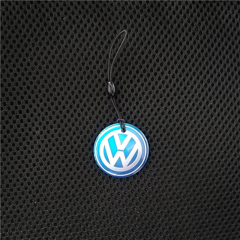 1Pcs 13.56Mhz UID Changeable S50 UID Rewritable NFC RFID Badge Chinese Magic 1K Card Token tag Keyfob keychain key fob ring - Цвет: NO.26