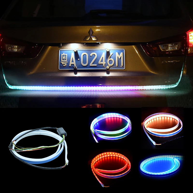 Автомобильный Стайлинг RGB ходовая часть плавающий светодиодный динамический