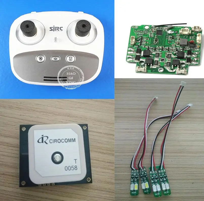 Запасные части для радиоуправляемого квадрокоптера SJ/RC SJRC S70 S70W оригинальный пульт дистанционного управления/приемник/GPS Светодиодный