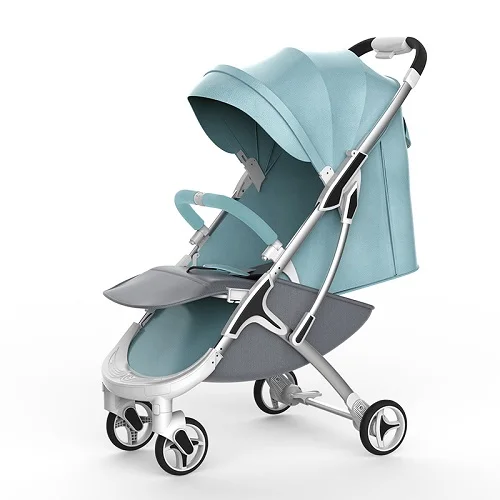 Blue Новая детская коляска Hotmom легкая переносная Складная коляска для путешествий - Цвет: Blue