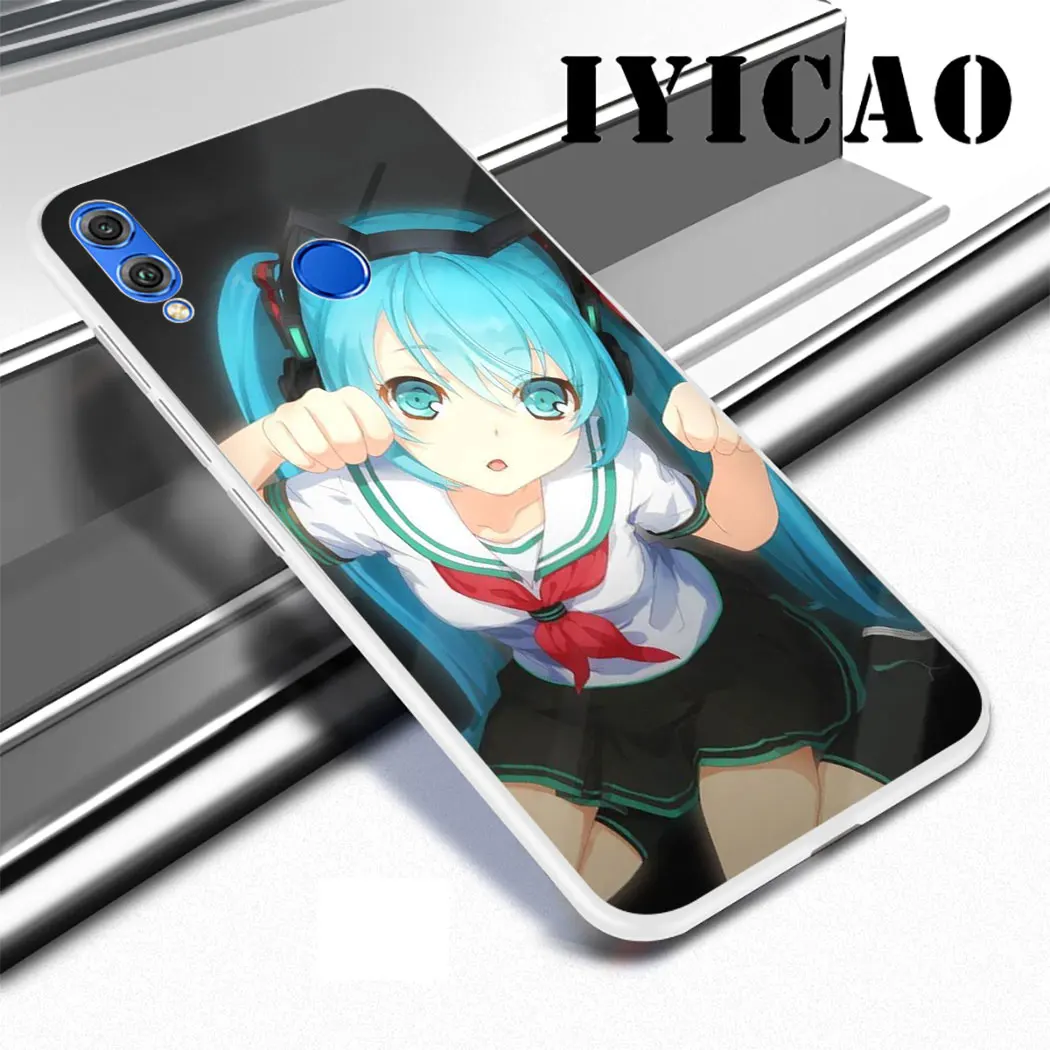 IYICAO аниме Япония Hatsune жесткий чехол для Huawei Honor 6A 6C 7A 7C 7X 8 8X 9 10 20 9X Lite Pro Play Note View