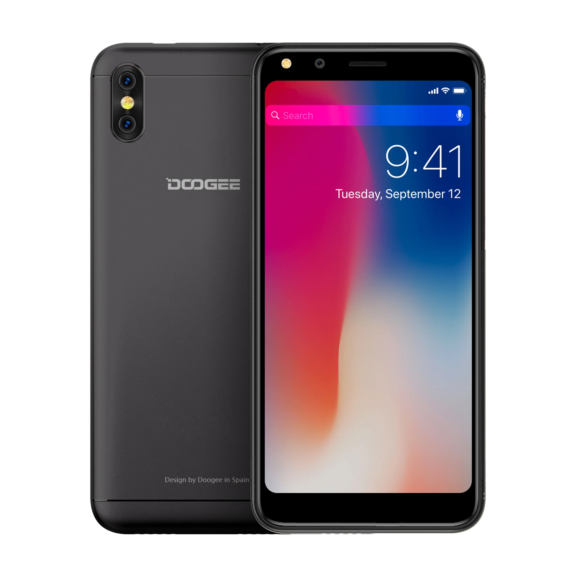 Быстрая доставка на Новый год DOOGEE X53 смартфон MT6580M 1 ГБ 16 Android 7 5 3 дюйма 2200 мАч 5V1A