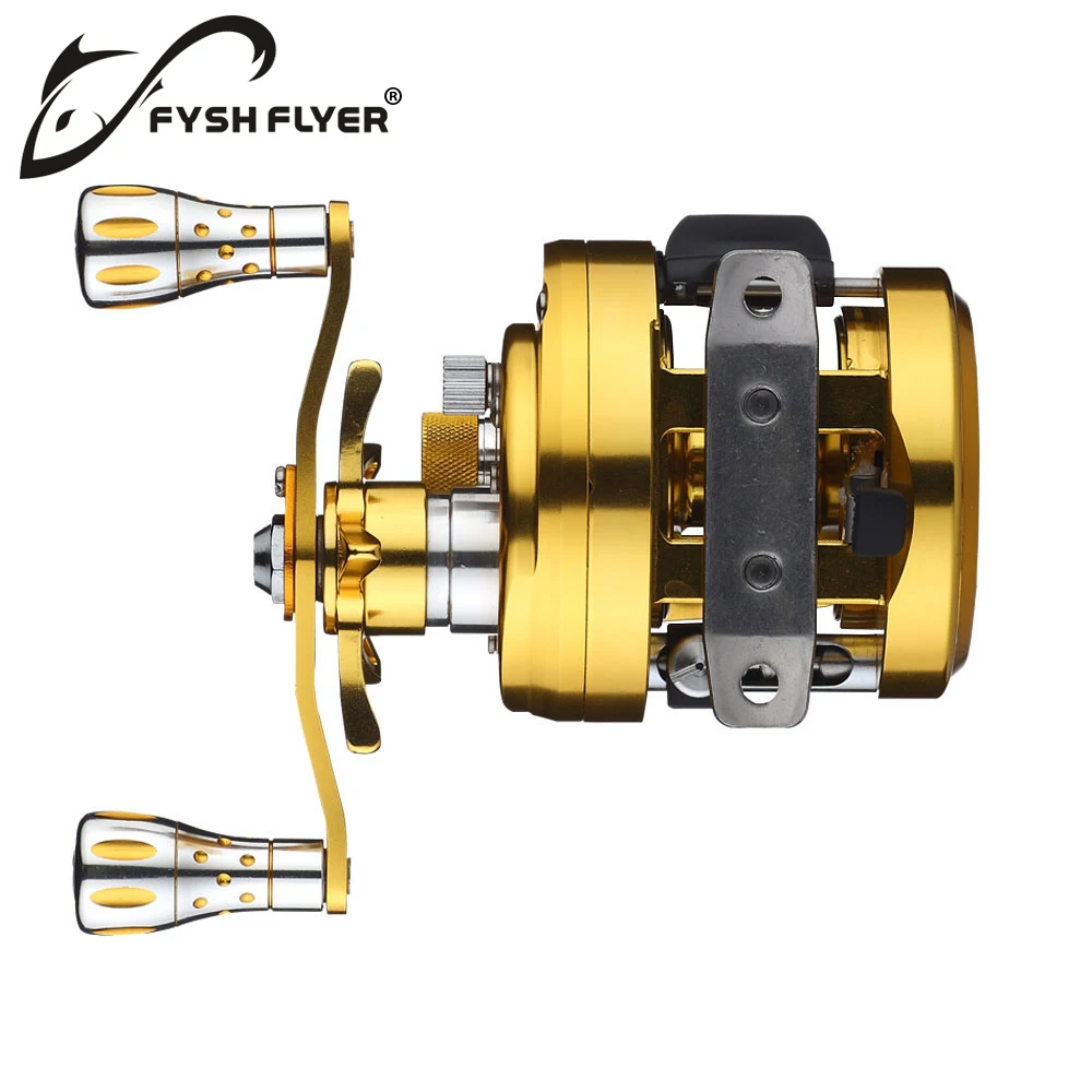 Baitcasing Sea Hawk Премиум Рыболовные катушки; 11+ 1 BB, полностью металлический, магнитный тормоз, подшипники и вал из нержавеющей стали высокого качества