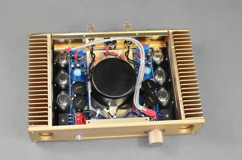 Hifi усилитель температуры готовая обновленная версия капота 1969 на 15024/15025 Gold seal power tube класс A 18 Вт+ 18 Вт