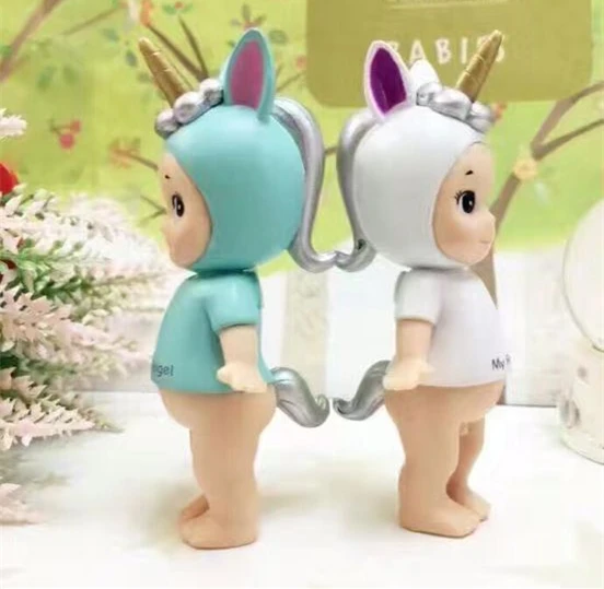 Colleciton милый Sonny Angel Единорог Kewpie игрушка, фигурка куклы Украшение торта детский подарок на день рождения