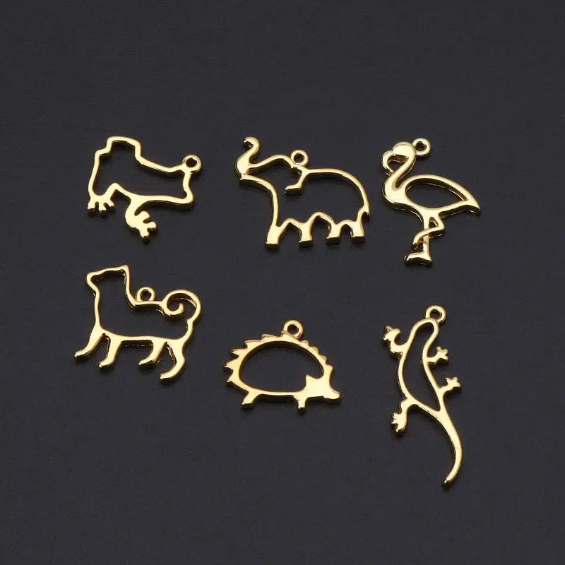 Подвески в форме животных 6 шт. | Украшения и аксессуары