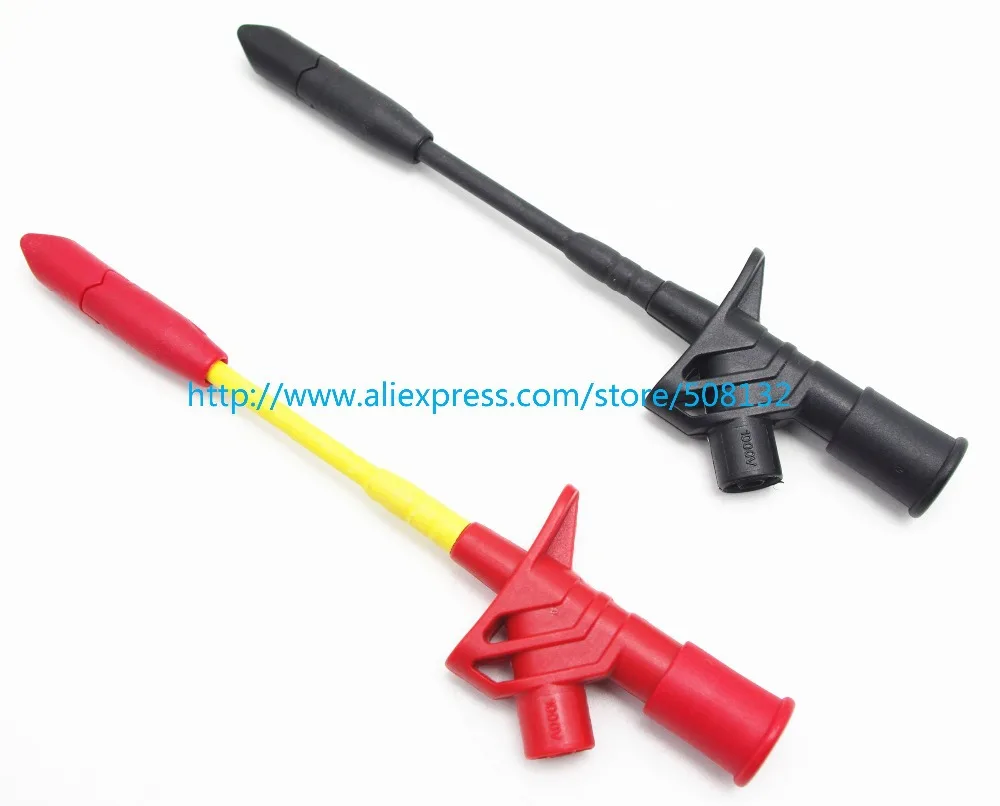Полностью изолированный Быстрый пирсинг иглы тестовые зажимы мультиметр