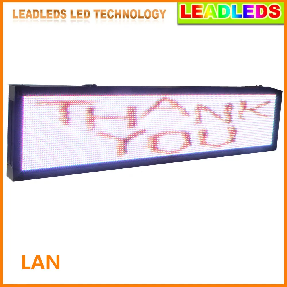 P10 32*192 пикселей наружный видео светодиодный экран полноцветный СВЕТОДИОДНЫЙ