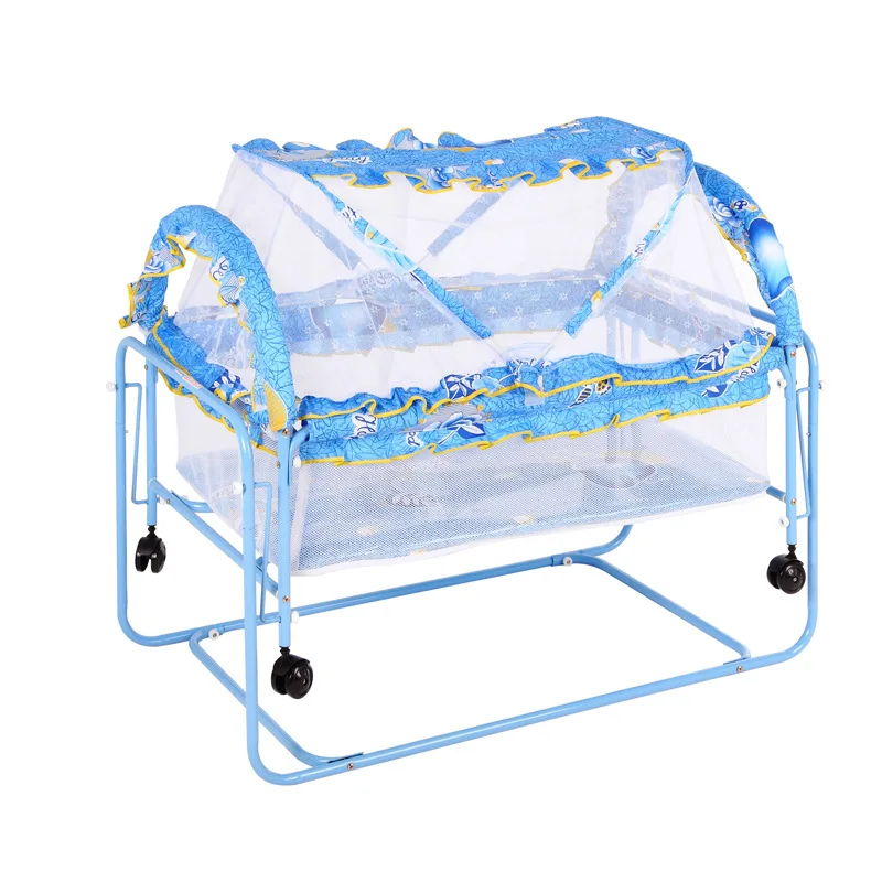 Многофункциональная Металлическая Детская кроватка детская тележка качели