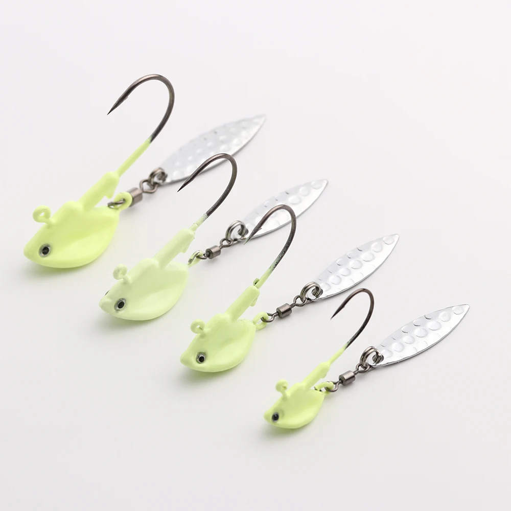 1PC Metal Jigs Fishhook Fishing Lures Sinking Spoons Micro Jigging Head Tackle Baits Fish Tools Accessories 3.5g/7g/10g/14g