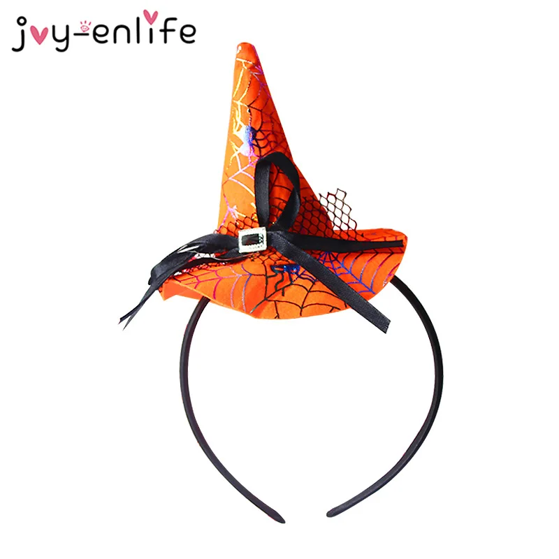 Halloween Decoration Cobweb Witch Ghost Bat Hat Headband Hairband Women Party Props Hair Accessories Mask | Дом и сад