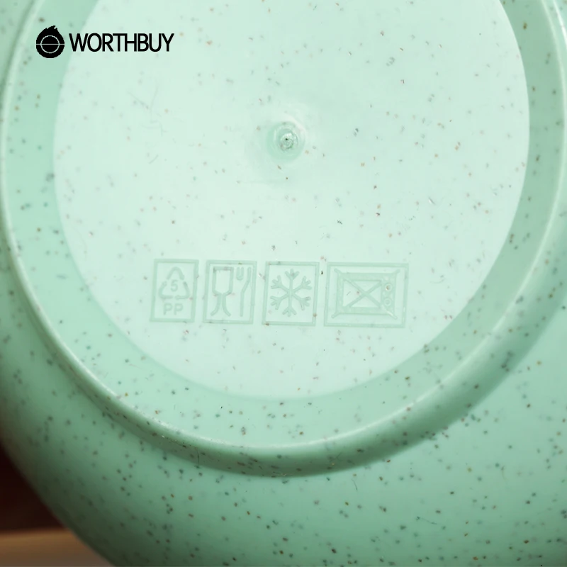 WORTHBUY, детская миска из пшеничной соломы, кухонная миска из нержавеющей стали 304, миска для супа, риса, салата для детей, для пикника, контейнер для фруктов, еды, коробка