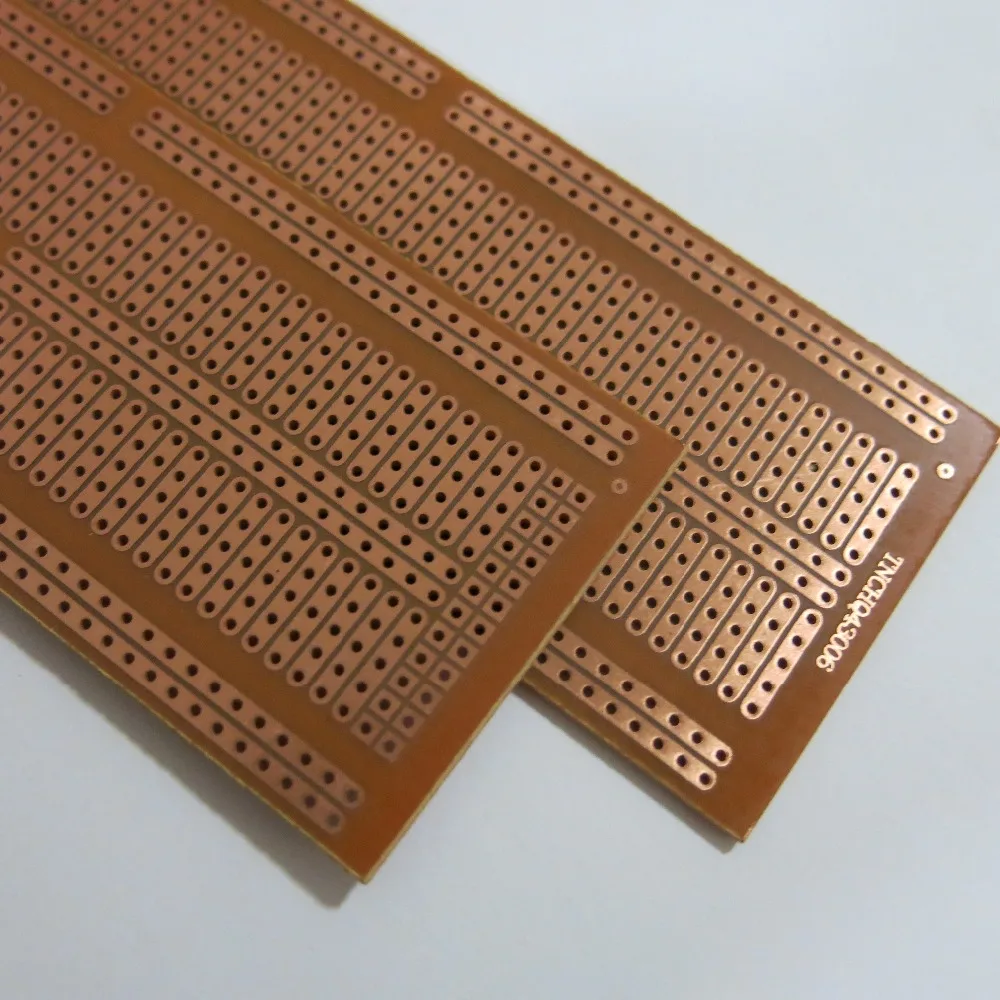 

5pcs/lot universal Stripboard Veroboard vero Board Single Side 4.7x13.2cm uncut joint Platine breadboard with tracking number