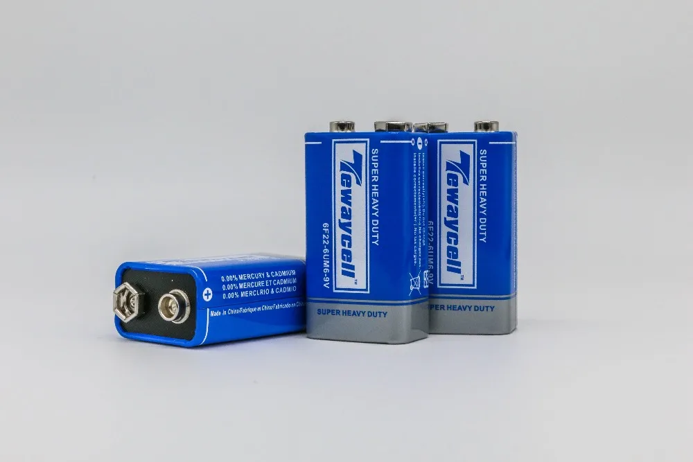 TEWAYCELL 9V carbon 9-volt 6F22 мультиметр провода метр Аккумуляторы для микрофона