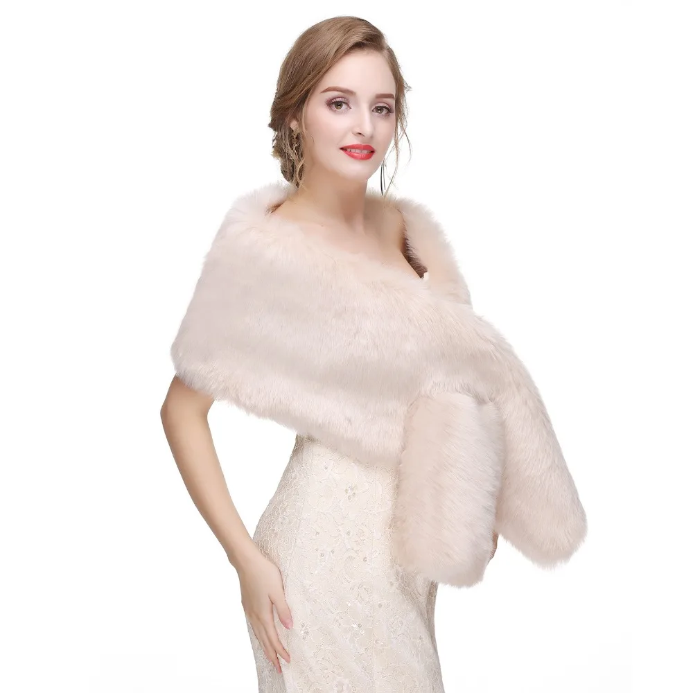 Женское свадебное пальто Forevergracedress элегантное мягкое болеро из искусственного