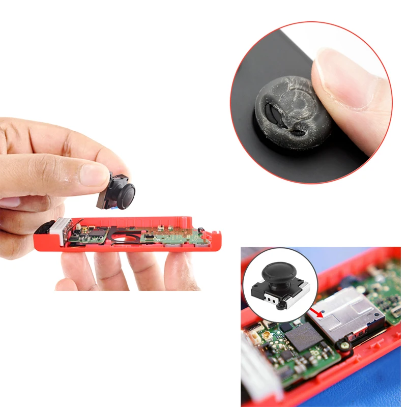 3D Аналоговый джойстик для пальца Joycon джойстика переключатель контроллера датчик