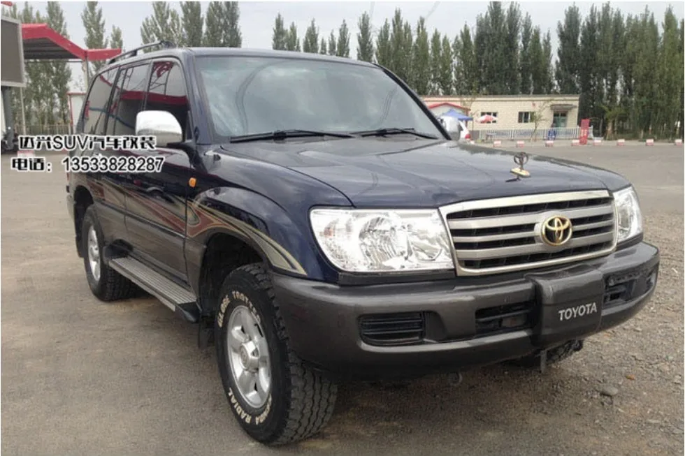 Подножки для Toyota Land Cruiser 100 1998 2007 боковые ступенчатые педали подножки Nerf