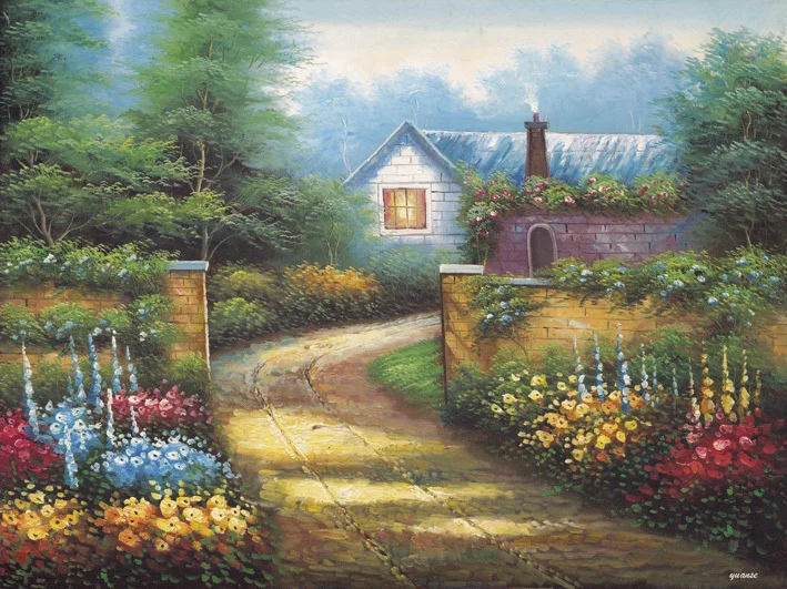 Изысканный декор художественная галерея качественная печать на холсте пейзаж