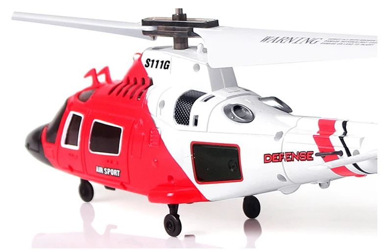 SYMA S111G 3.5CH военный вертолет с пультом дистанционного управления, оснащенный гироскопом светодиодный светильник