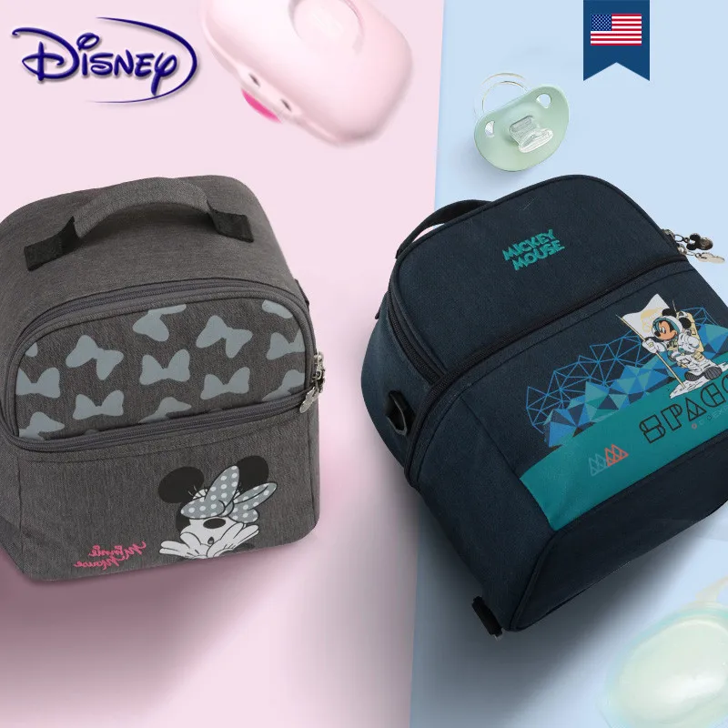 

Disney Milk Food Fresh Storage Thermal Diaper Bag Baby Insulation Bag Cartoon Mummy Feeding Bottle Cooling Backpack
