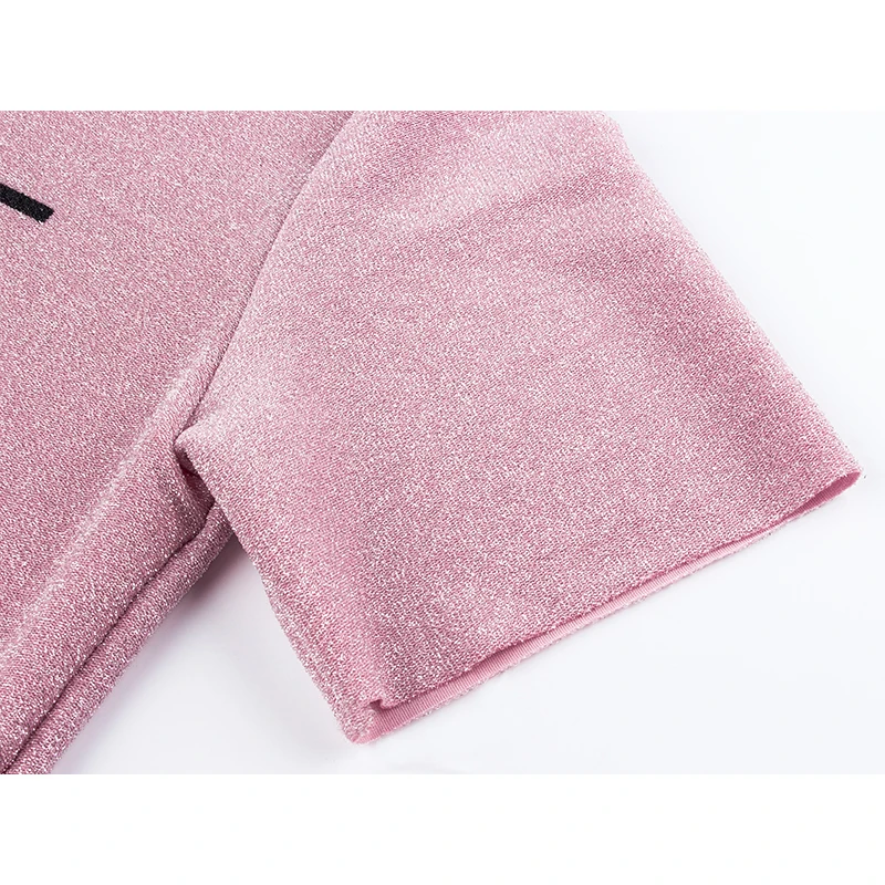 Kaywide Лето Топы корректирующие Для женщин с боковыми люминофоры буквы Модные