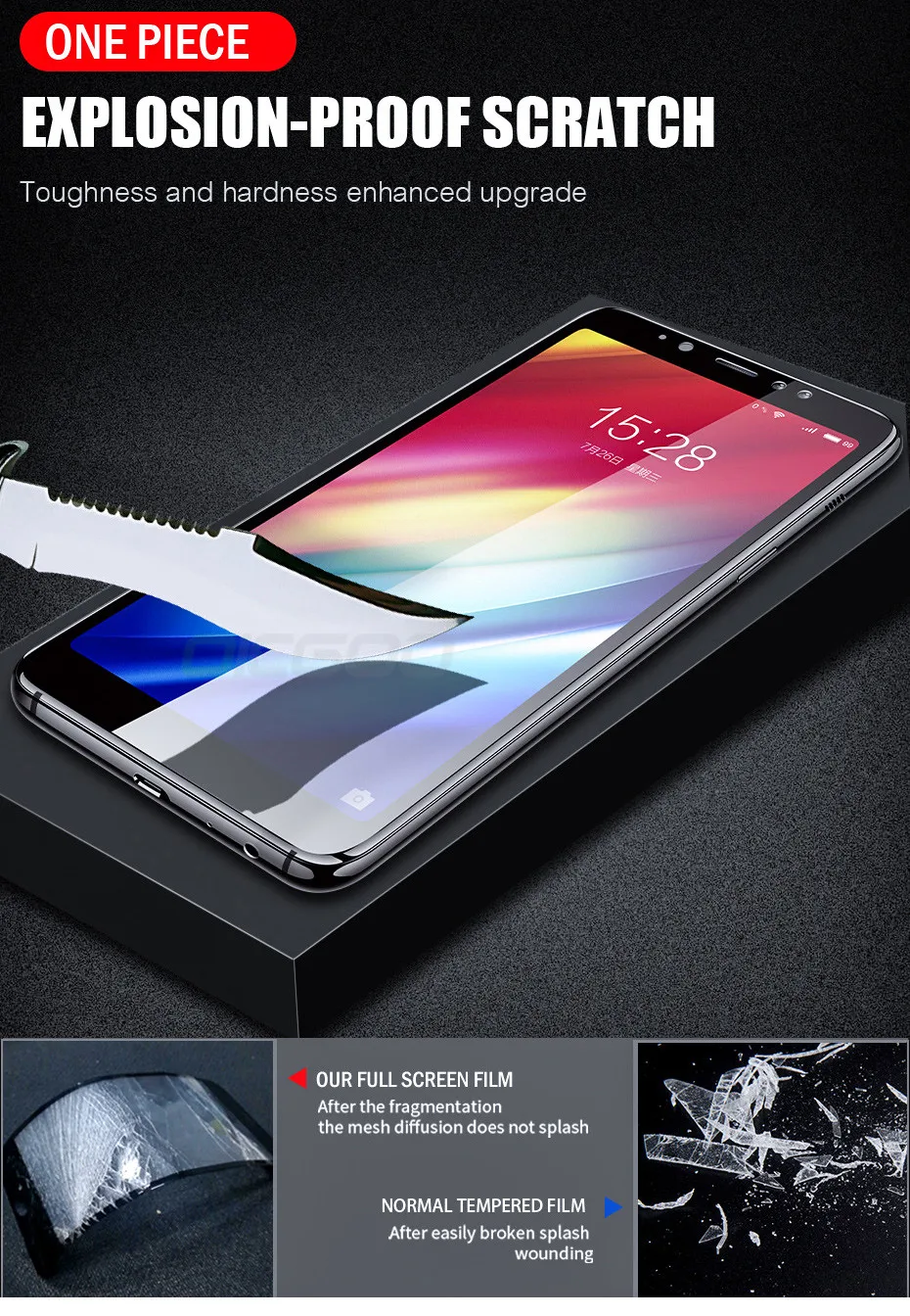 6D закаленное стекло для Xiao mi Red mi Note 5 Pro защита экрана красный mi 6 6A Pro защита для Xiaomi mi A2 Lite 8 A1 Plus стекло