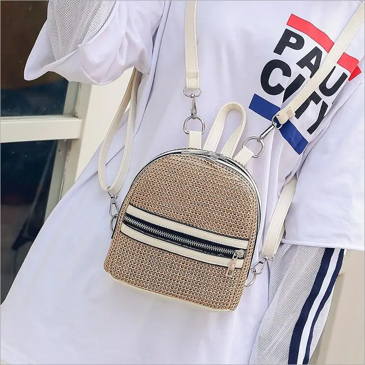 Карамельный цвет весенние небольшие женские рюкзаки школьные сумки для