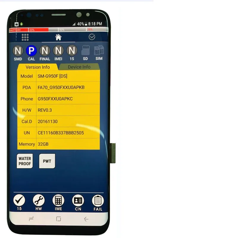 S8 lcd для SAMSUNG Galaxy s8 G950 G950F lcd сенсорный экран дигитайзер Assembl originel с тенью S8 G950 запасные части