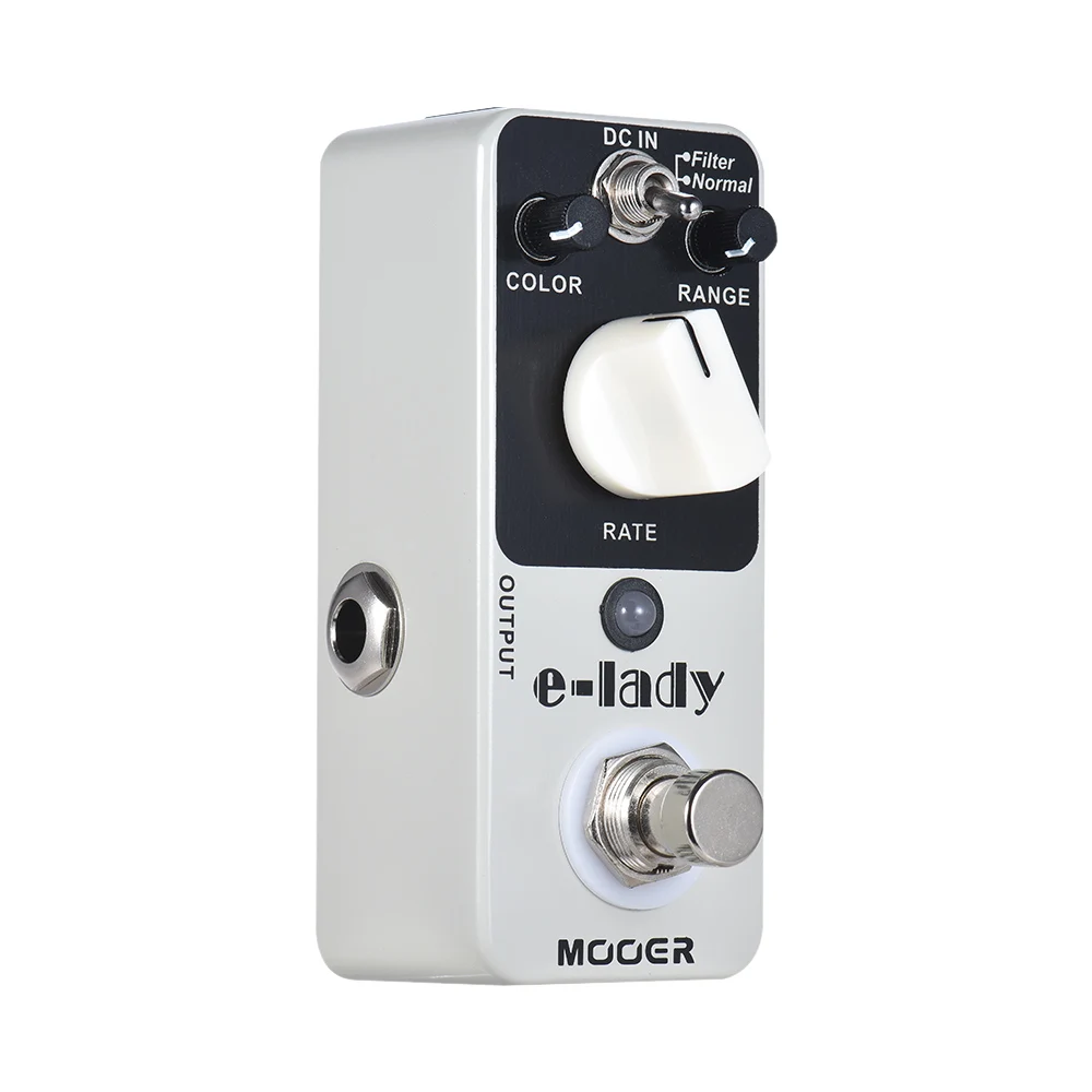 MOOER e-lady аналог Flanger гитарный эффект педаль 2 режима True Bypass полный металлический корпус классический аналоговый flanger звук