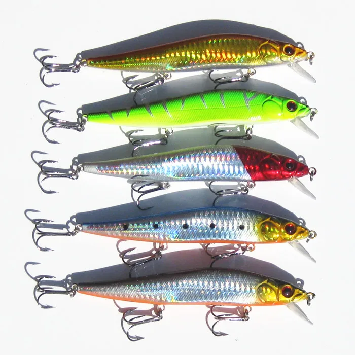

1PCS/lot 14 cm 23.7 g Fishing Lure Minnow Hard Bait with 3 Fishing Hooks Fishing Tackle Lure 3D Eyes