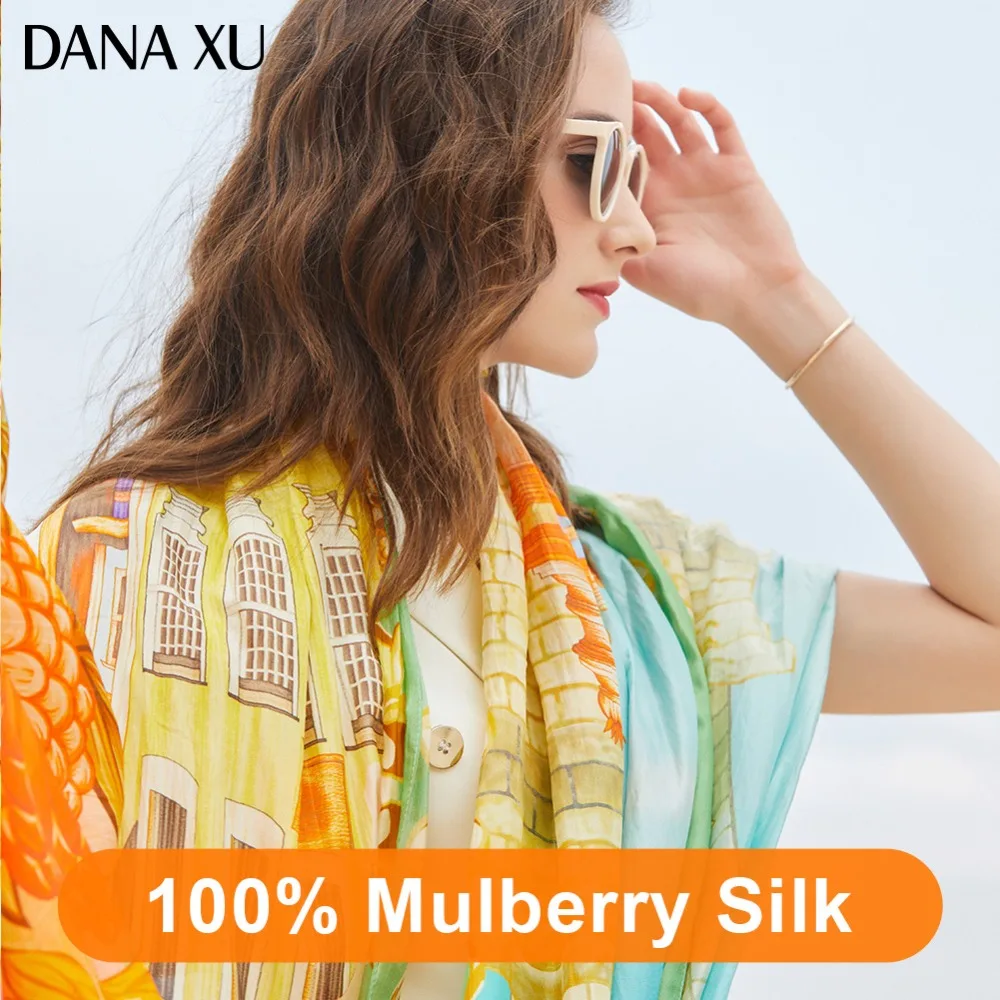 2019 шелковый длинный шарф роскошный бренд женский новый дизайн пляжное одеяло